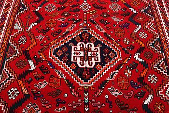A Qashqai carpet, c. 252 x 162 cm.