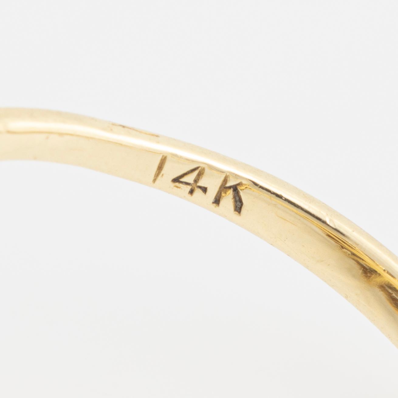 Brilliant- and eight cut diamond ring.