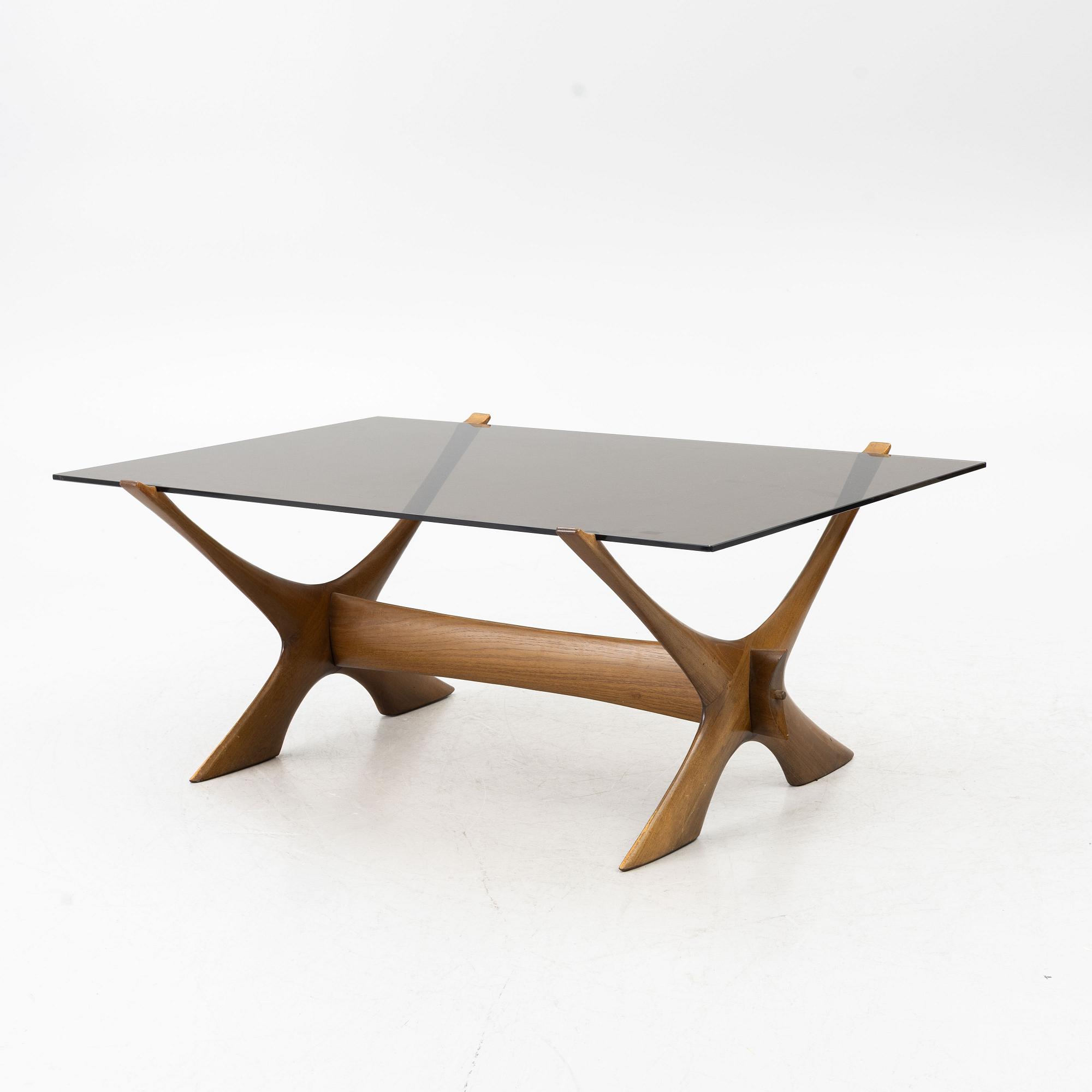 Fredrik Schriever-Abeln, coffee table, “No. 9”, Örebro Glasindustri, 1960s.