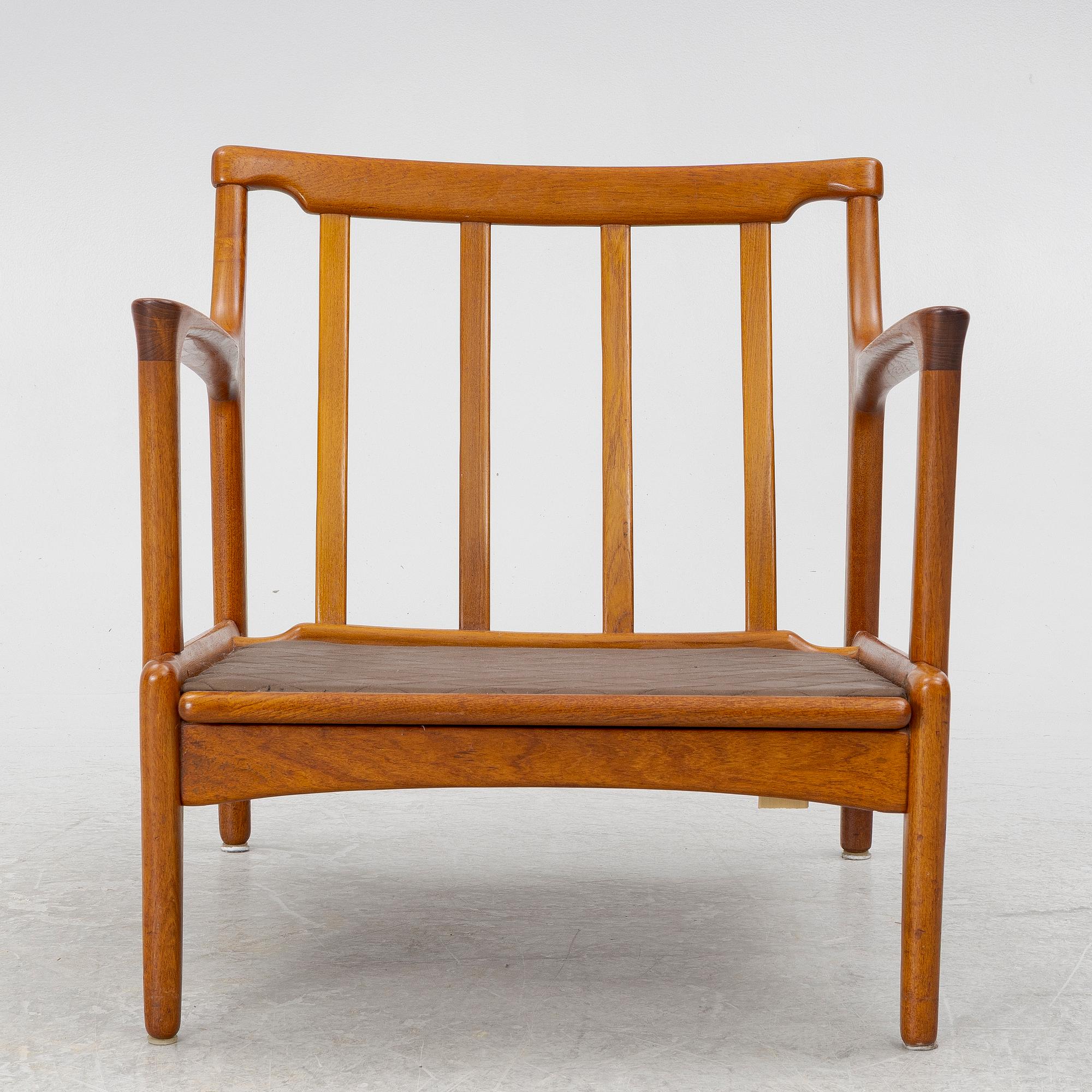 Bertil Fridhagen, fåtölj, "Kuba", Bröderna Andersson, Ekenäs, 1960-tal.