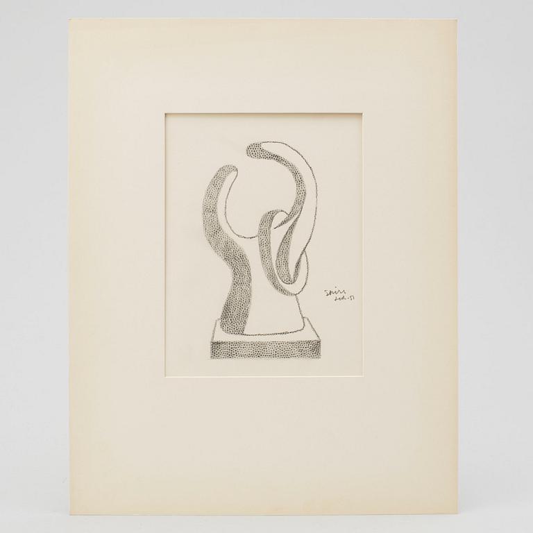 LARS ENGLUND, Pencil, signed anda dated -51.