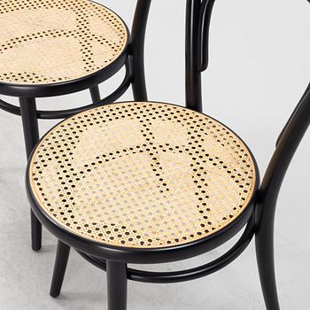 Six model 14 chairs, Ton, 21st century.