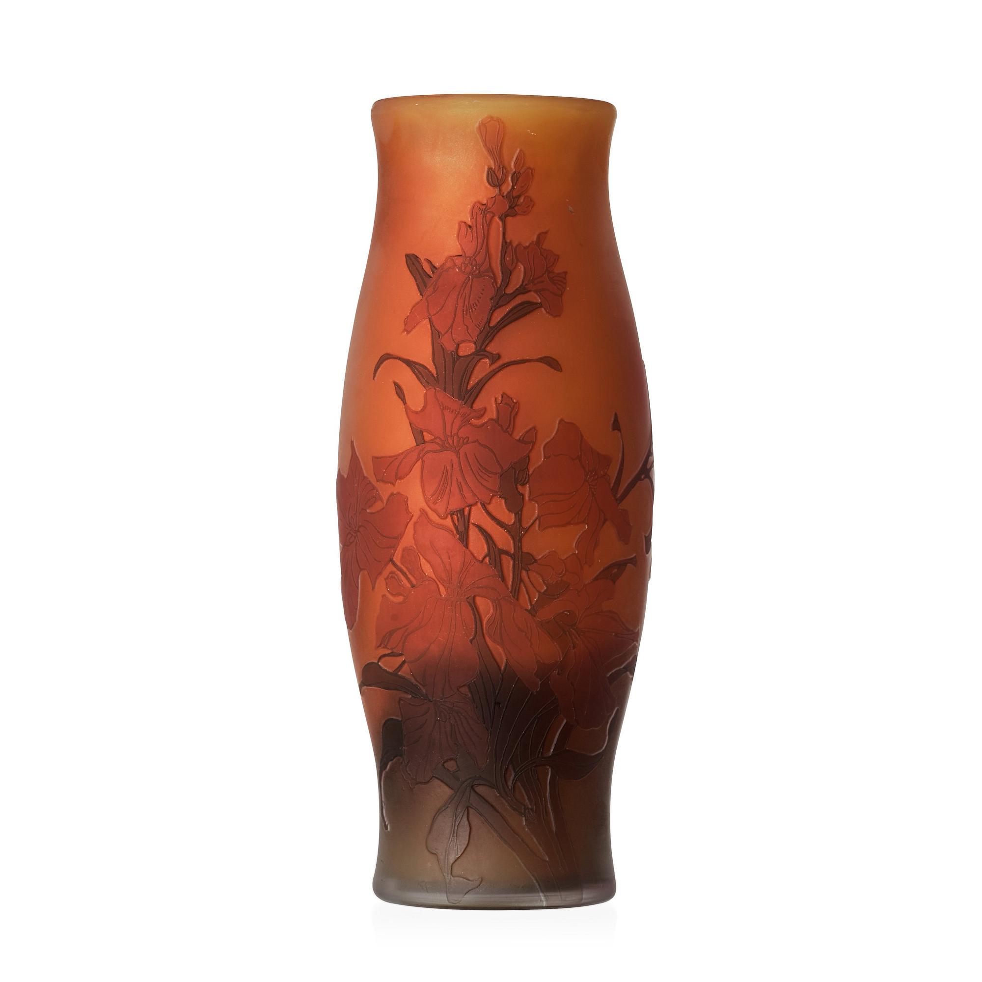 FRITZ BLOMQVIST, an Art Nouveau cameo glass vase, Orrefors, Sweden 1915-16.