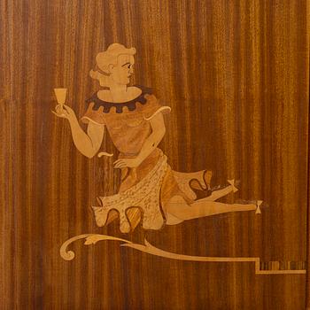 Bar cabinet, Swedish Grace, 1940s.