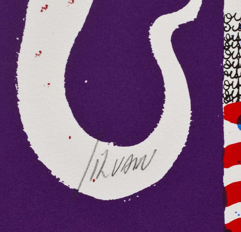 CHRISTIAN SILVAIN, färgserigrafi, signerad och numrerad 50/200.