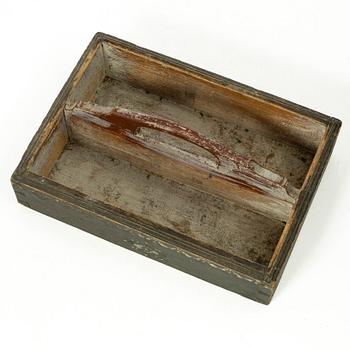 Besticklåda, allmoge, Jämtland, 1800-tal.