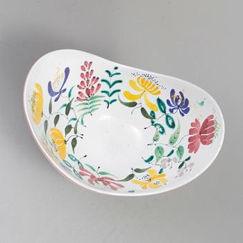 STIG LINDBERG, a faiance bowl, Gustavsberg studio, Sweden 1950's.