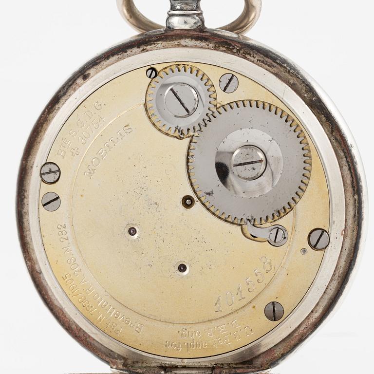 Courvoisier Frères, Mobilis, "Tourbillon", pocket watch, 52.5 mm.