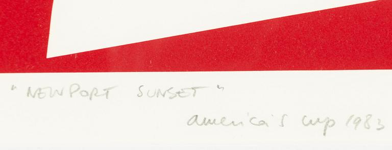 FrancCosta, "Newport Sunset - America's Cup 1983".