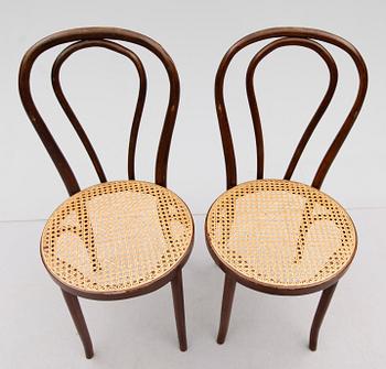 STOLAR, 4 st, Thonet modell, 1900-talets första hälft.
