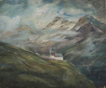 PETER HIRSCH, olja på pannå signerad.