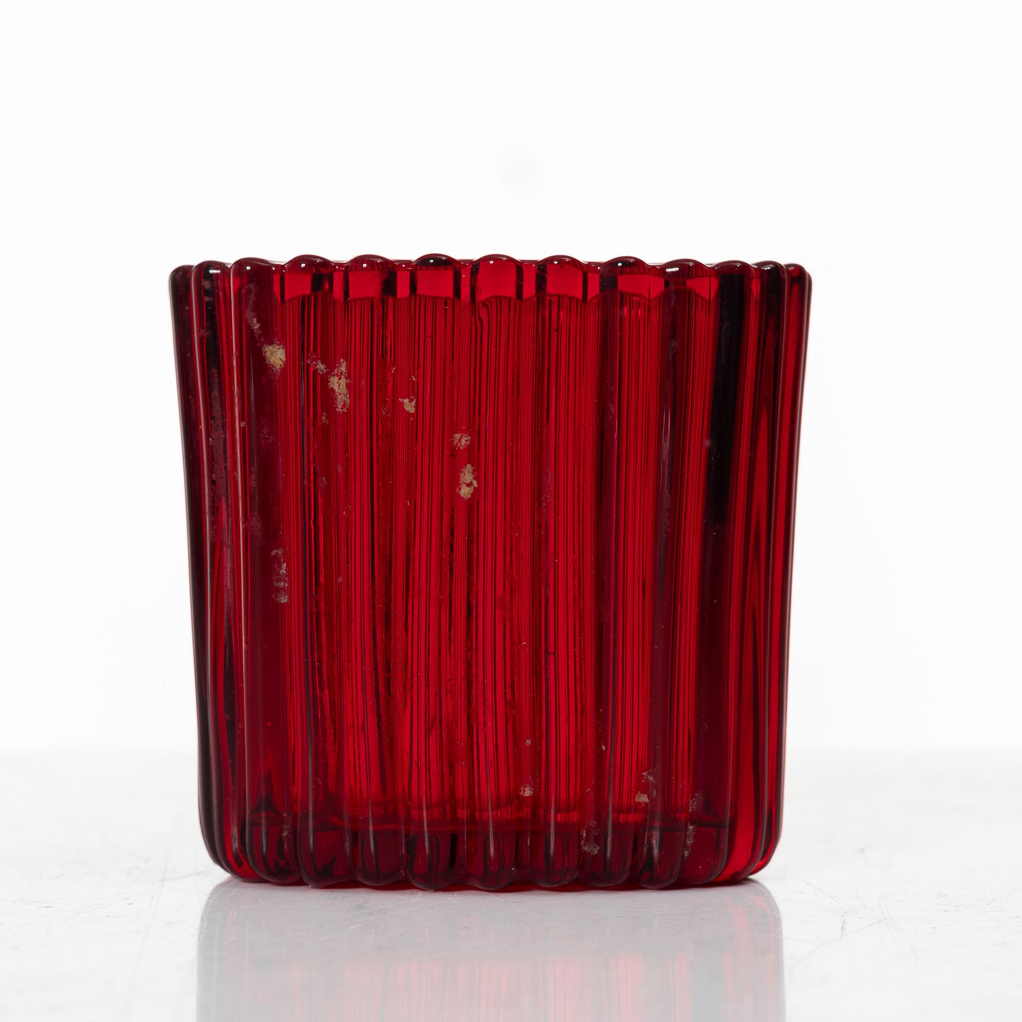 Arthur Percy, a 'Swedish Modern' glass service, "Reffla", Gullaskruf, the model designed in 1952 (110 pieces).