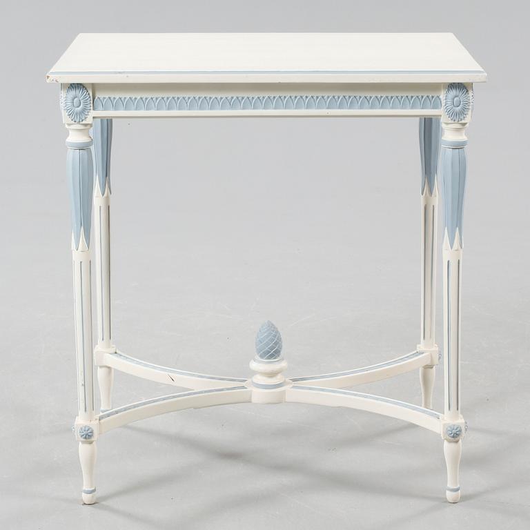 A gustavian style table, early 20th century.