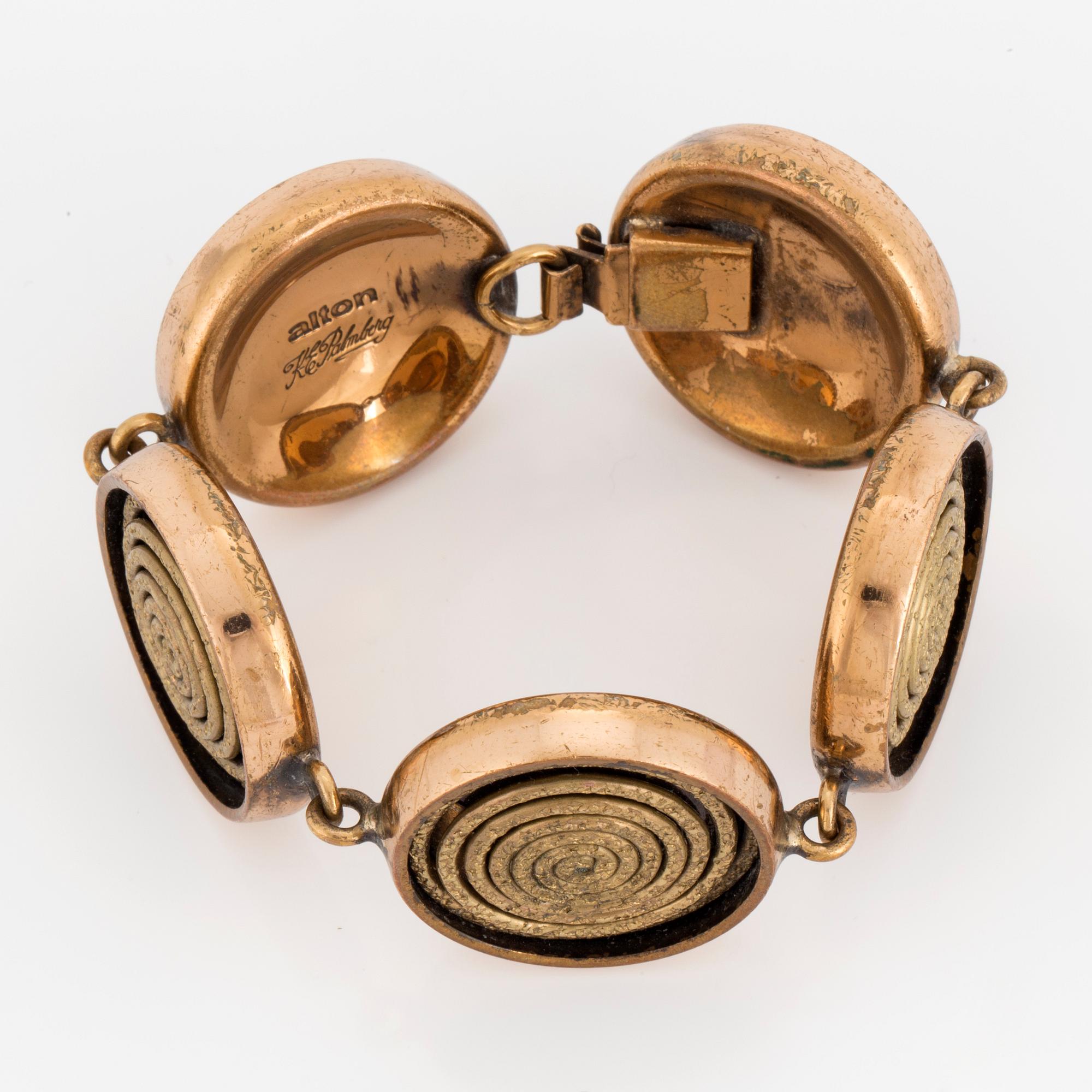 K-E PAMLBERG for ALTON, bracelet, bronce.