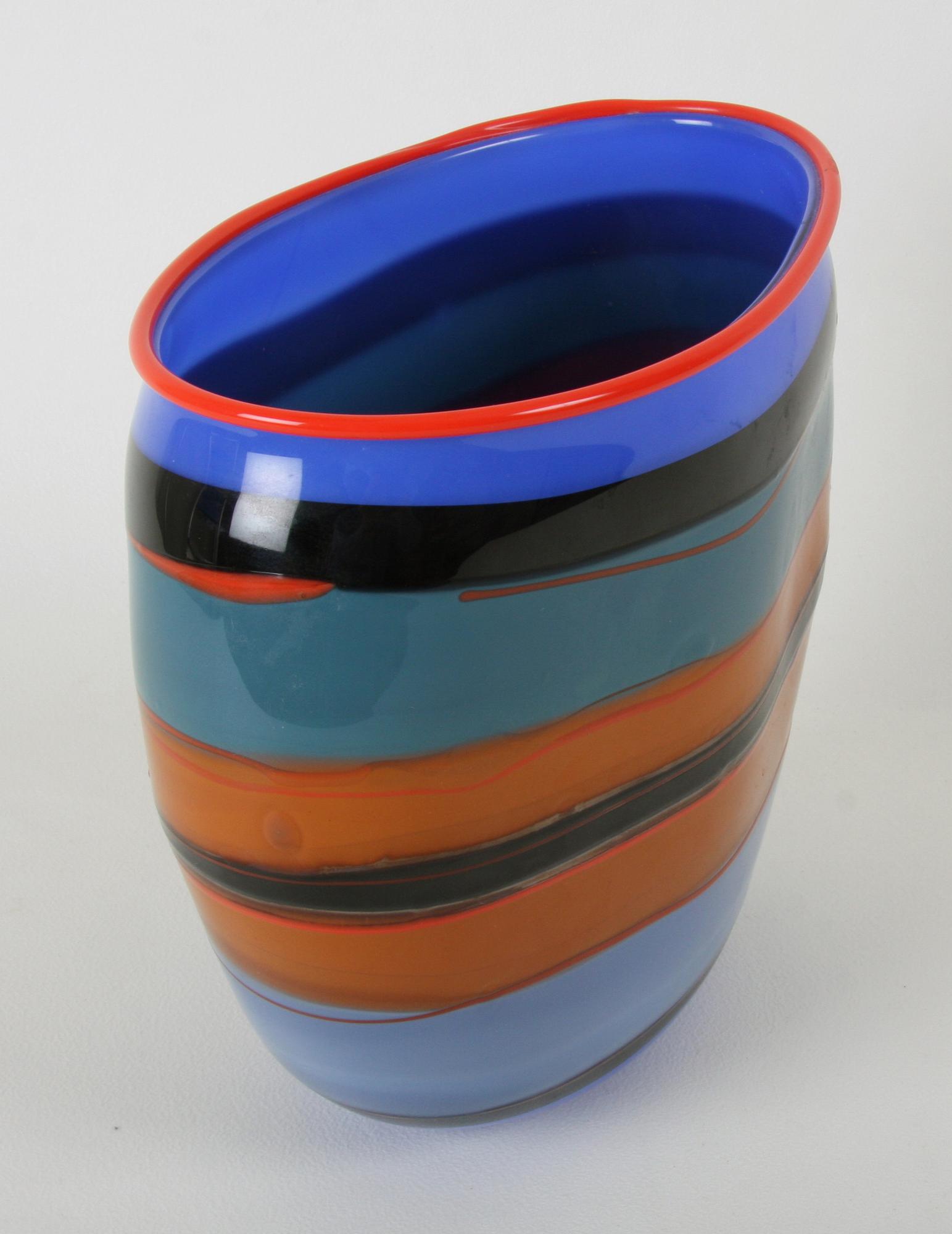 VAS, glas, Gunnar Cyrén, Orrefors Gallery, Sign o dat -90.