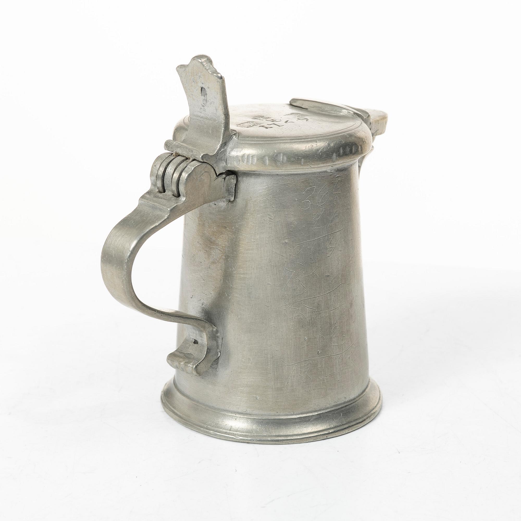 Målkärl, 1/2 kvarter av Baltzar Rokus, Arboga 1769.