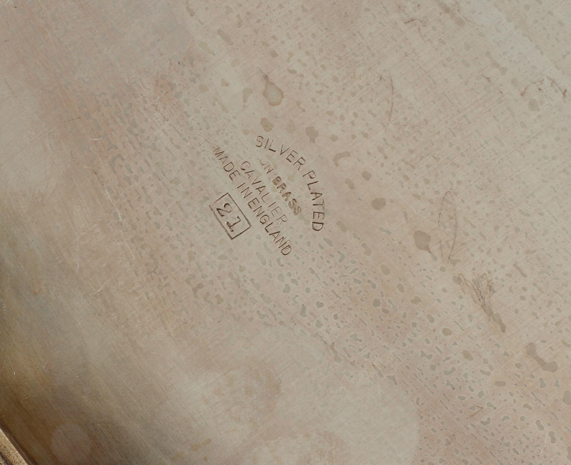 BRICKOR, nysilver, Cavalier och Sheffel, England, 1900-tal.