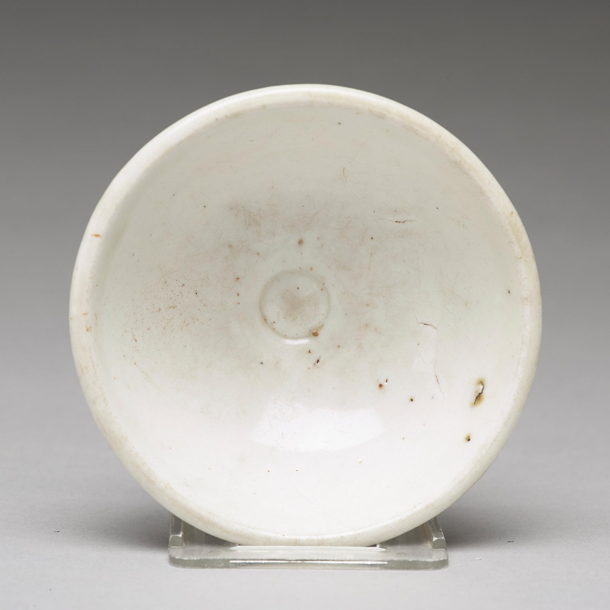 A white glazed bowl, Song dynasty (960-1279).