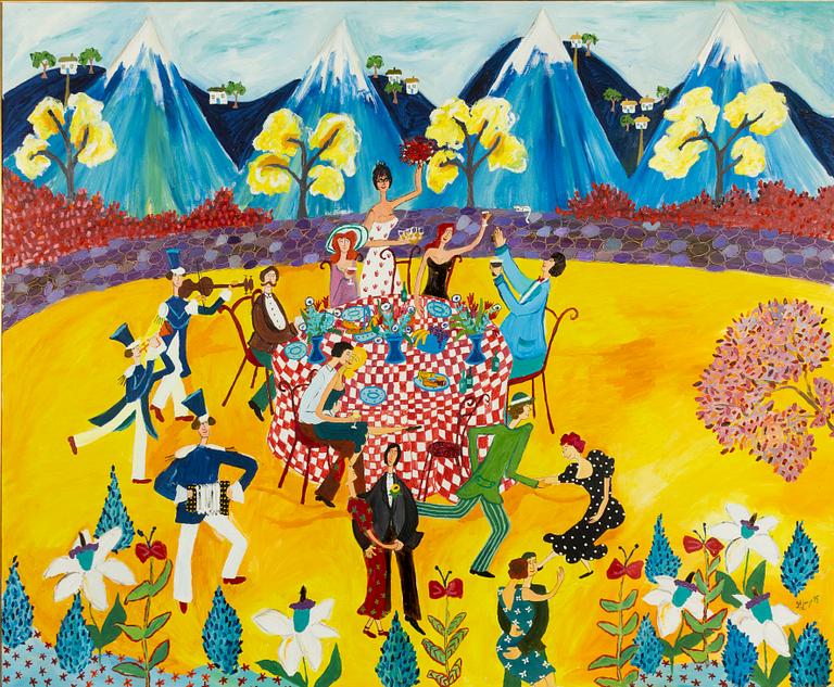 Marika Lang, Födelsedagkalas.