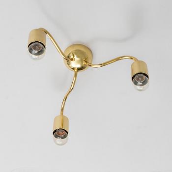 A Josef Frank brass ceiling light model 2353 from Firma Svenskt Tenn.