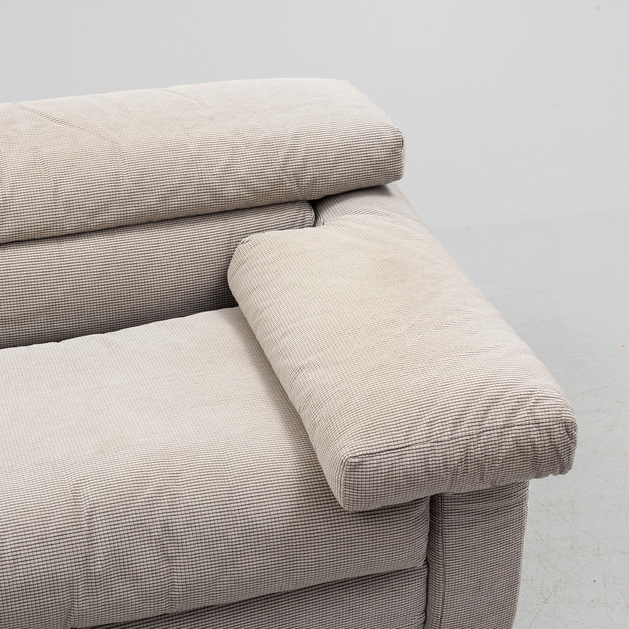 A AFRA SCARPA & TOBIA SCARPA "Erasmo" B&B Italia sofa, second half of the 20th century.