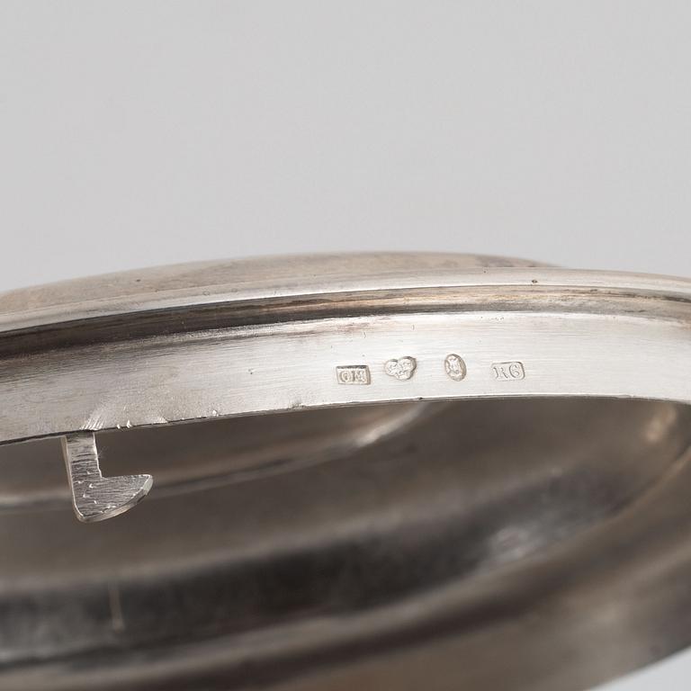 A Swedish Silver Sugarbox, mark of G Möllenborg, Stockholm 1894.