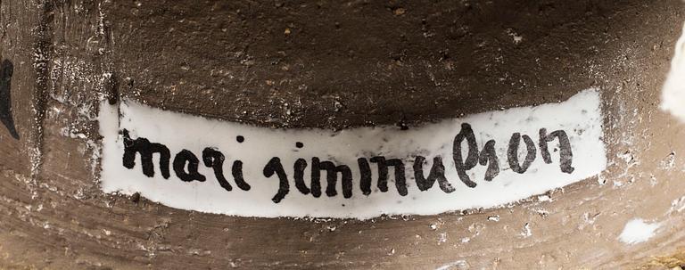 MARI SIMMULSON, a stoneware Upsala Ekeby signed figurine. 1953.