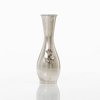 Small vase, sterling silver, 20th century.