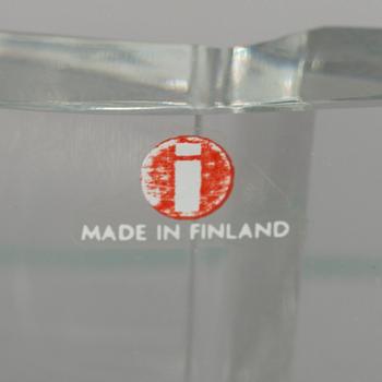 SKÅL, glas, "Lompolo", signerad Tapio Wirkkala - 3560. Modellen formgiven 1966.