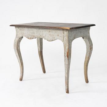 A Swedish rococo table, later part 18th century.