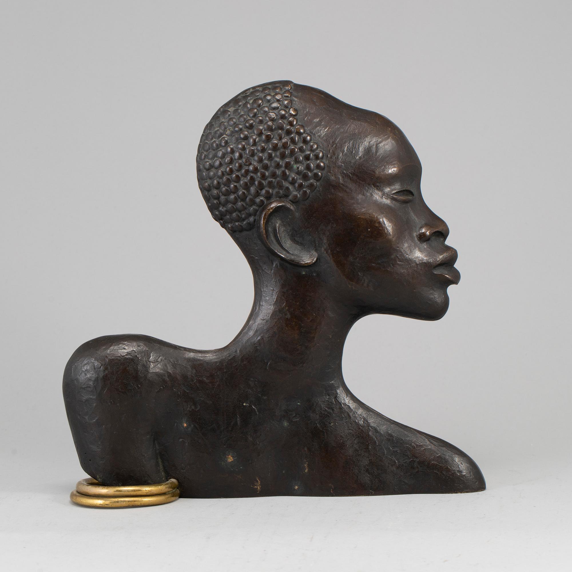 HAGENAUER, skulptur, brons, Wien, ca 1930.