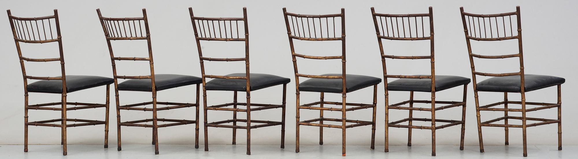 STOLAR, 6 st, kolonialstil, omkring 1900.