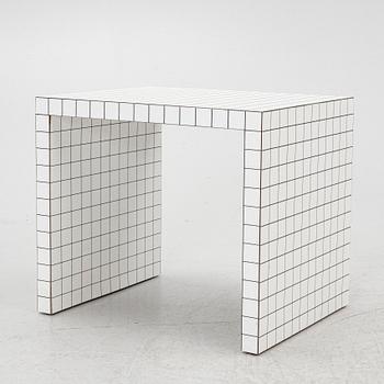 Superstudio, a sidetable, 'Quaderna', Zanotta, Italy.