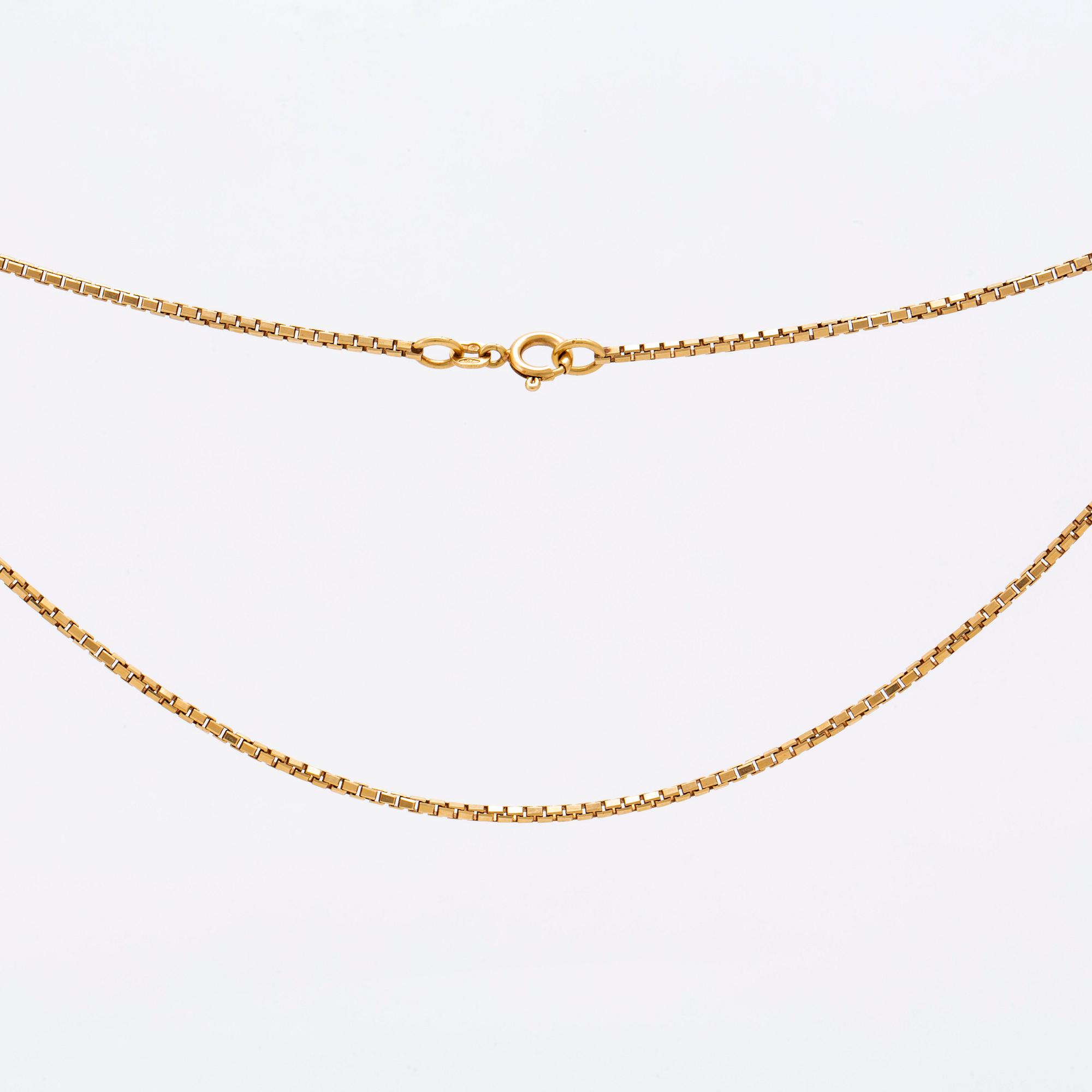 Goldchain, 18K, approx 38 cm, 10.2 g.