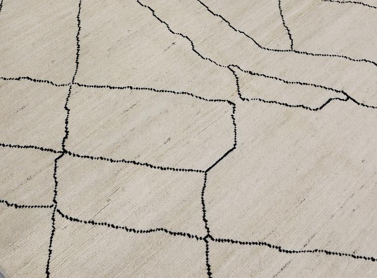 A Moroccan carpet, 202 x 154 cm.