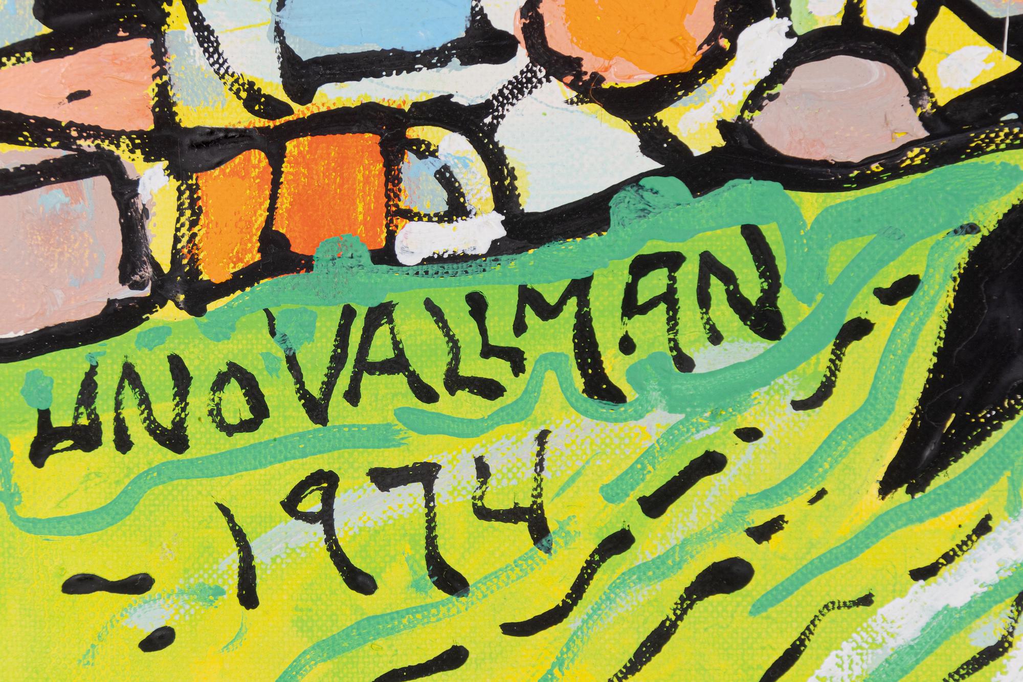 Uno Vallman, Vid gården.