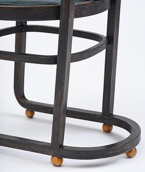 Carl Bergsten, stol, Gemla Leksaksfabrik, Diö, för Konst- och industriutställningen, Norrköping, 1906.