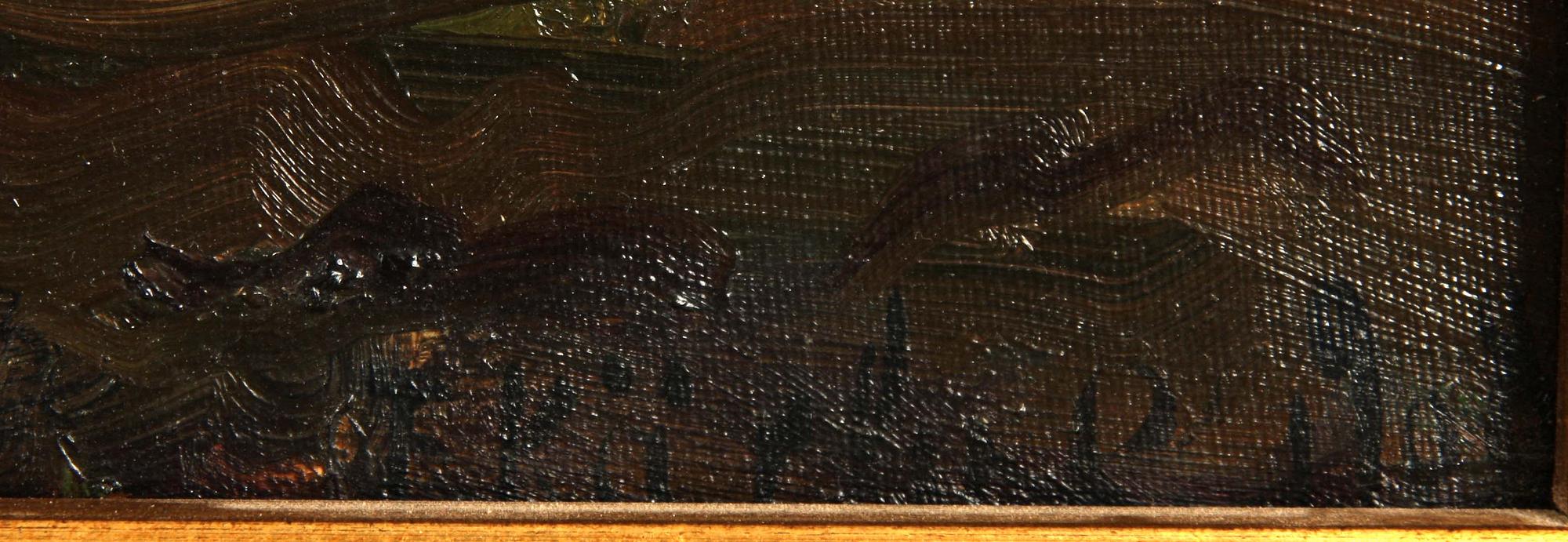 FRITZ KÄRFVE, olja på duk, sign o dat 1908.