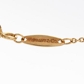Tiffany & Co, Elsa Peretti, kaulakoru, "Diamonds by the Yard", 18K kultaa ja briljanttihiottu timantti.