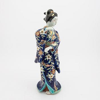 Figurin Japan 1900-talets början porslin.