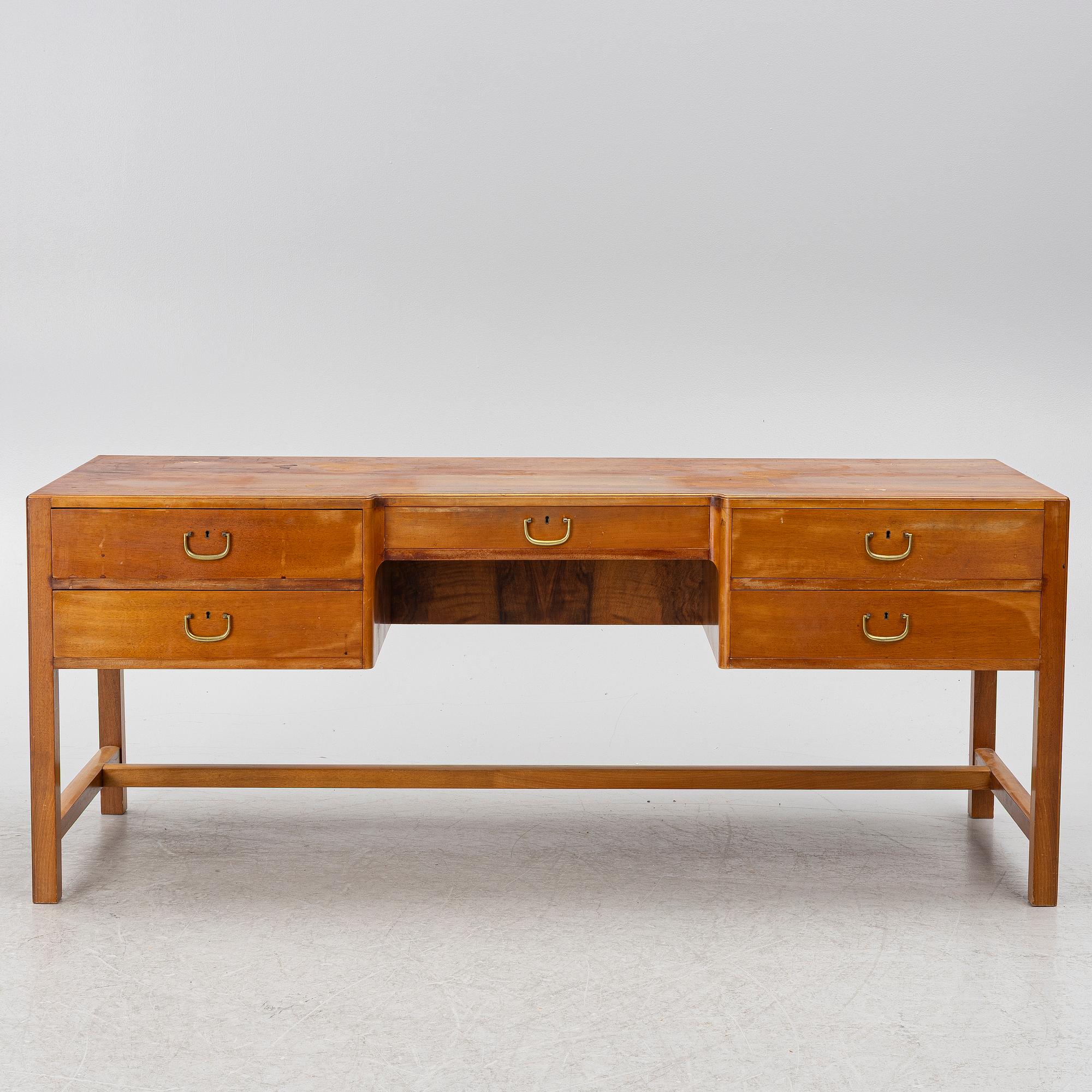 Josef Frank, a model '500/A' desk, Firma Svenskt Tenn, Sweden, before 1985.