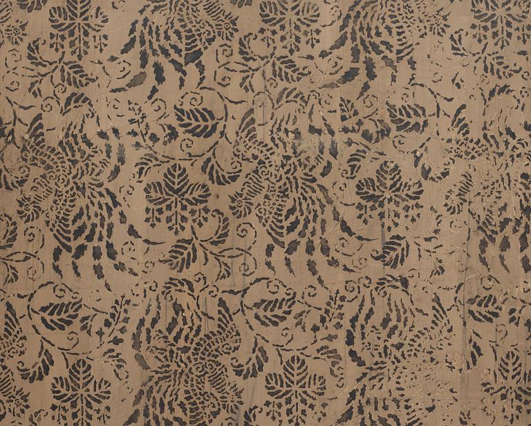 GOLVSKÄRM, 2 skärmar med tot 12 delar, Japan, 1800/1900-tal.