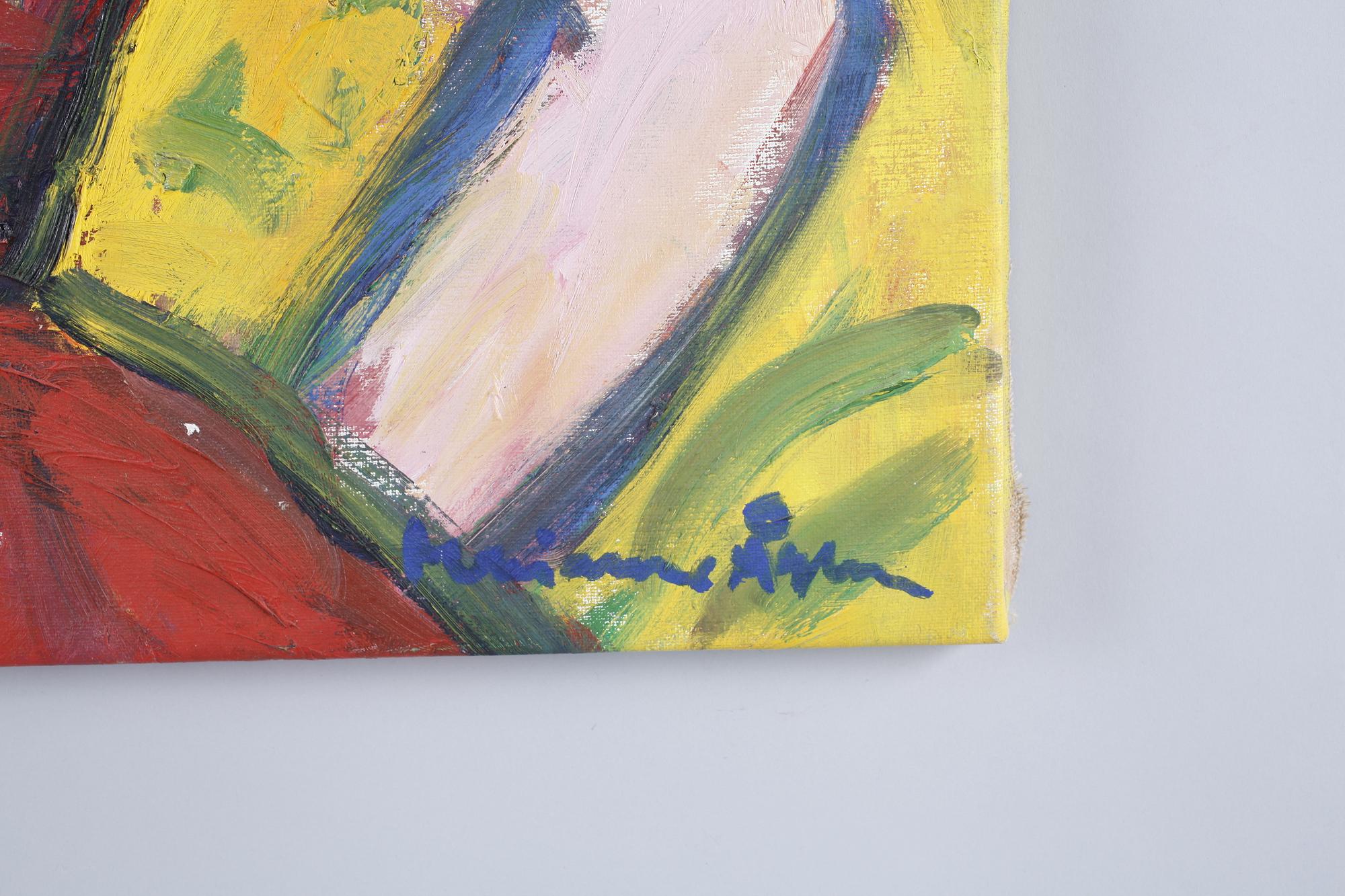 MARIANNE ÅGREN, olja på duk, sign.