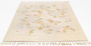 Ingegerd Silow, a flat weave rug, signed IS, c. 235 x 168 cm.