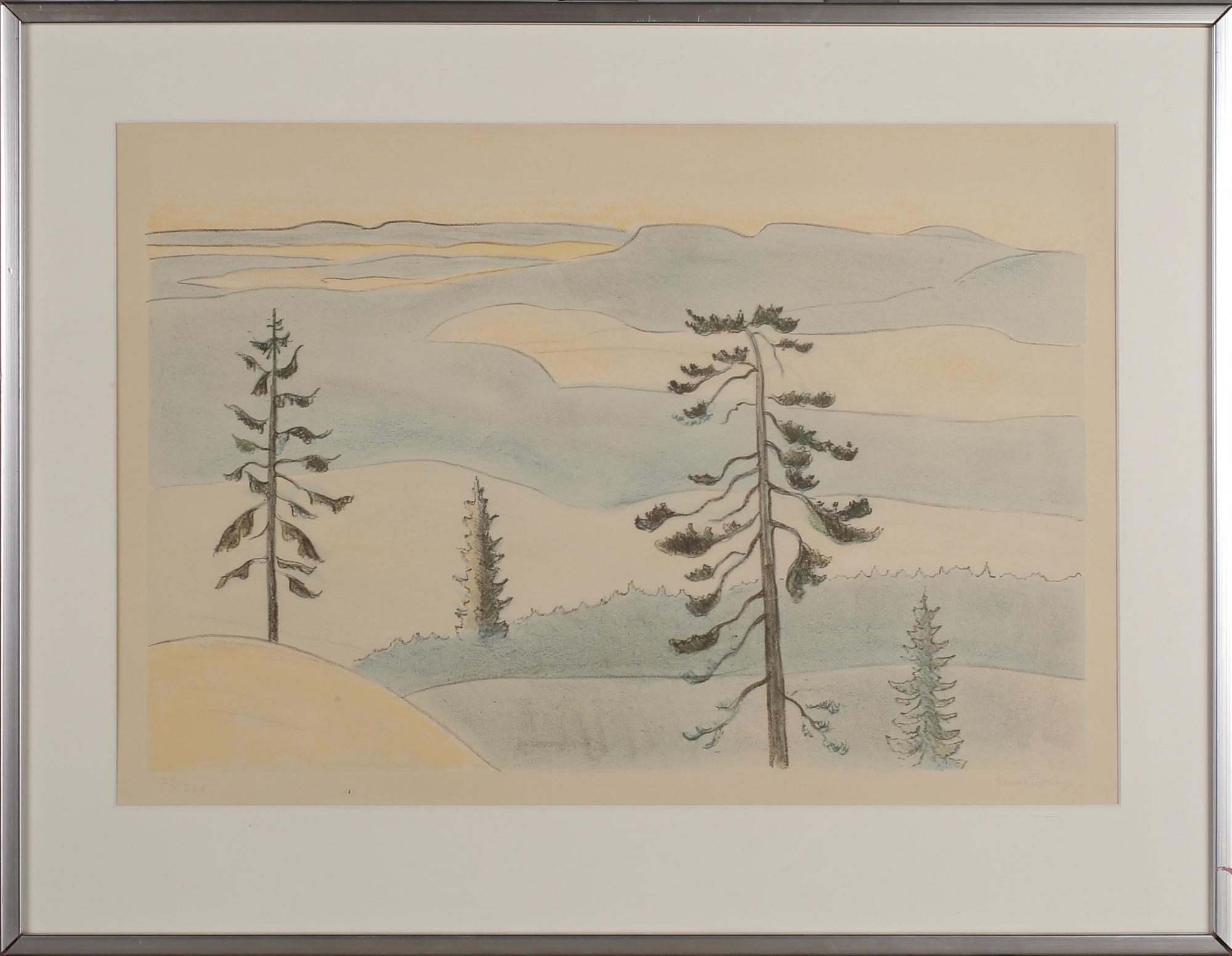 EINAR JOLIN, färglitografi, signerad och numrerad 29/260.