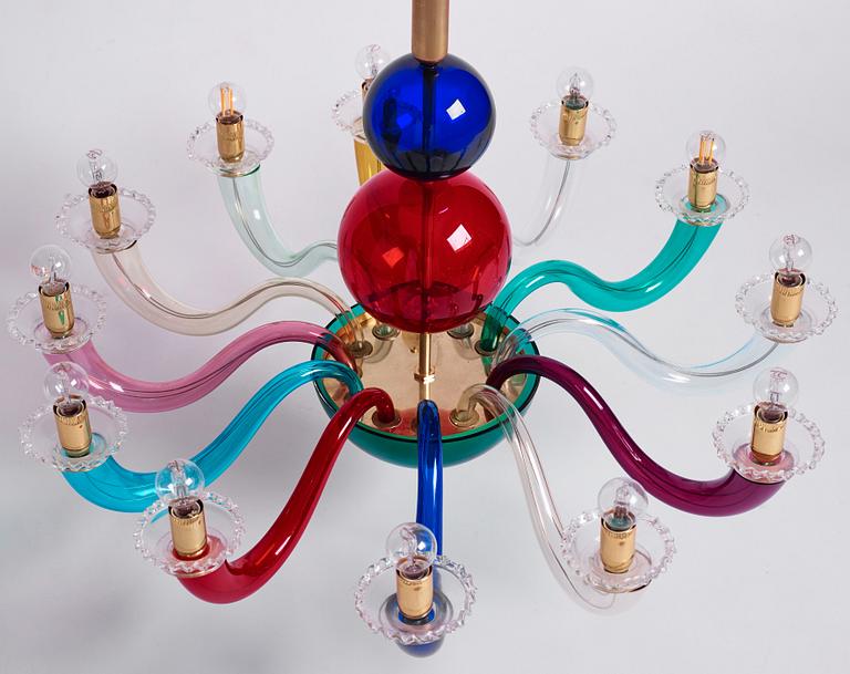 Gio Ponti, a chandelier, Venini, Italy, 2014.