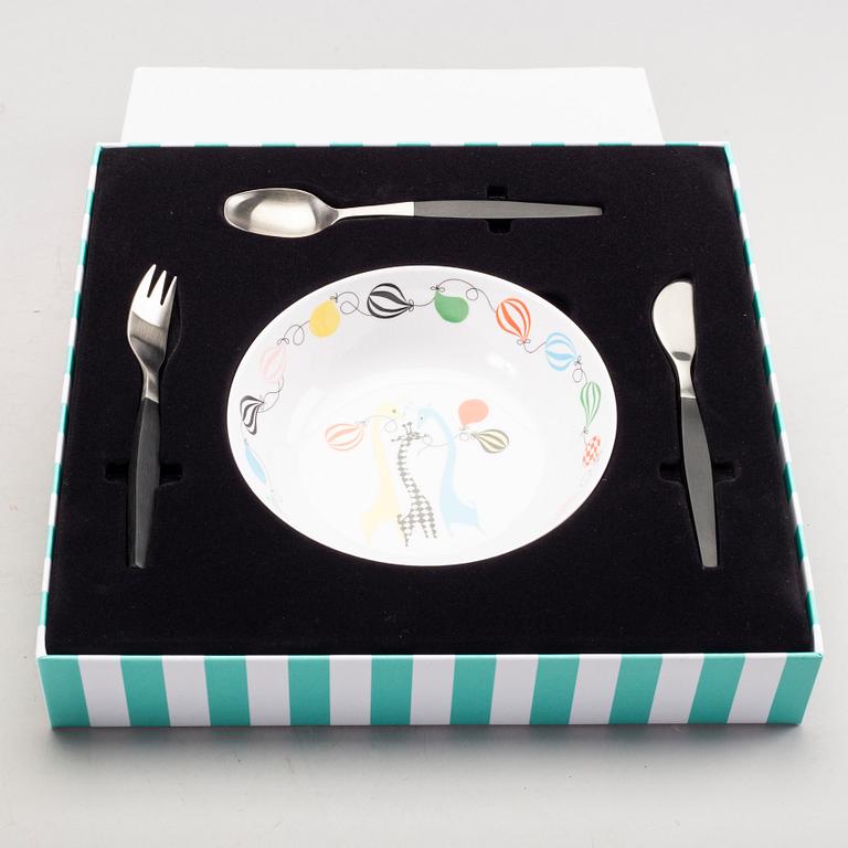 FOLKE ARSTRÖM, smögåsbestick, 32+6+2delar, "Focus De Luxe", rostfritt stål, Gense.