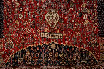 Matto, antique Qashqai, "Mille fleurs", ca 267-269 x 180,5-186,5 cm.