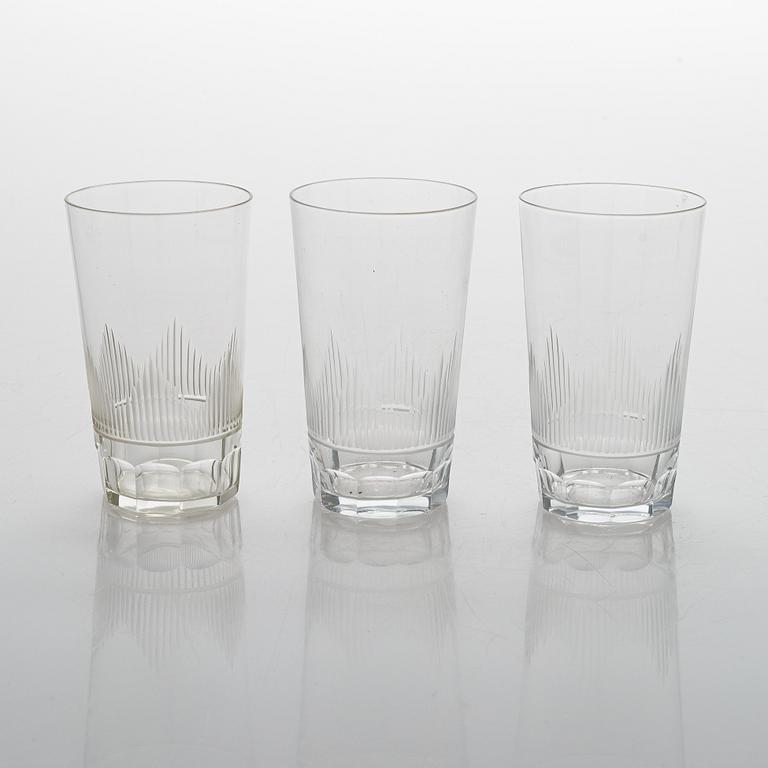 A 1940's  30-piece glassware, 'Marjatta' for Iittala.