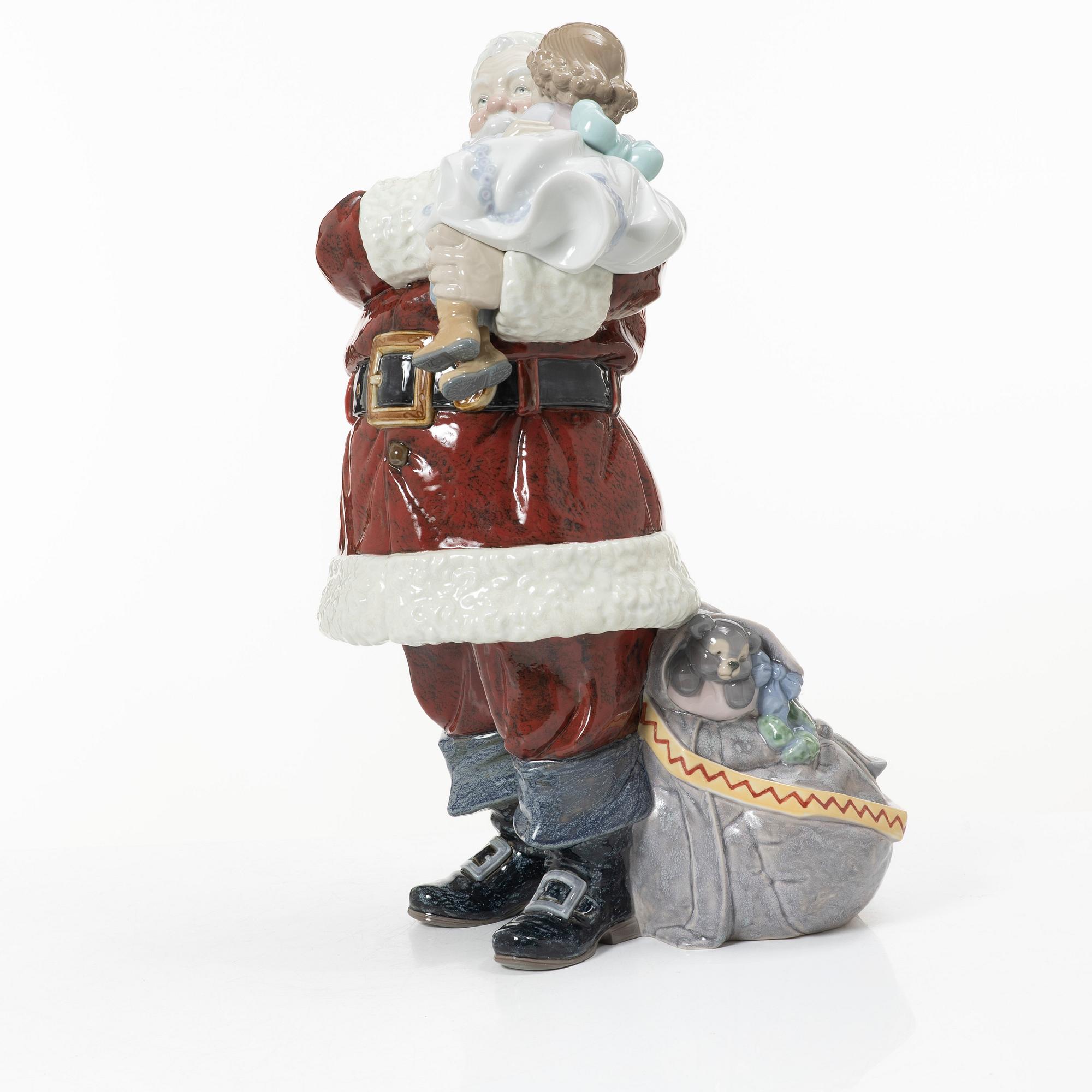 José Santaeulalia, figurin, "Santa, I've Been Good!", Lladró, Spanien.